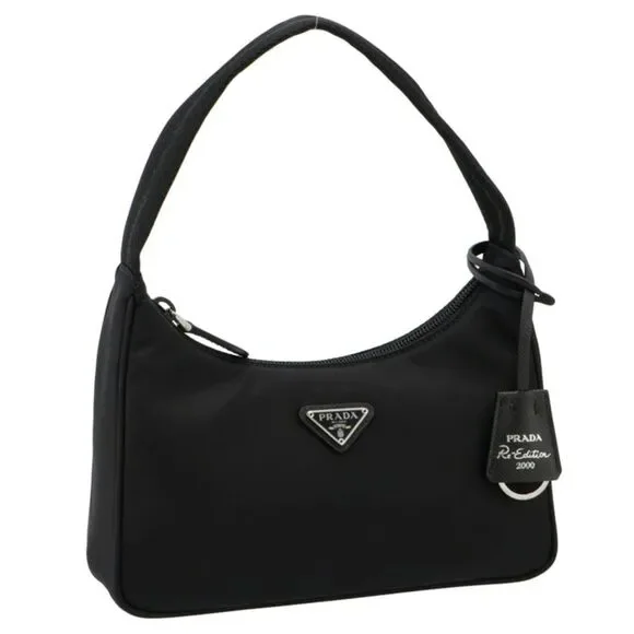 ショルダーバッグ・ポシェット *PRADA* Small Nylon Shoulder Bag Black 1BC2342C8QF0002 1BC23 MUSINSA | PRADA Small Nylon Shoulder Bag - Black